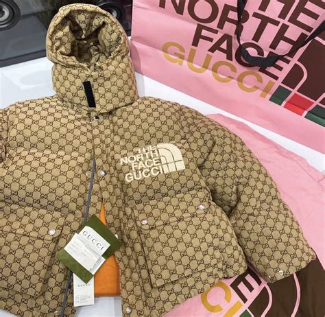 doudoune gucci tnf|gucci north face logo.